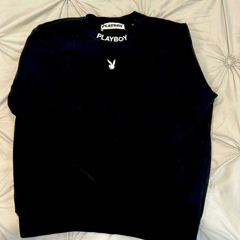 Playboy black sweatshirt from PacSun